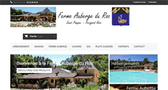 Desktop Screenshot of fermeaubergeduroc.com